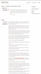 Mobile Screenshot of clifftam.com